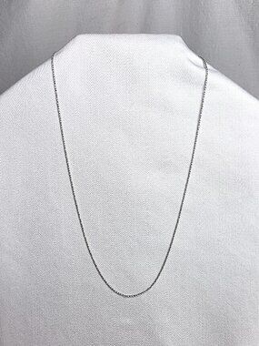 NWT Silver Treasures Sterling Silver 18" Singapore Chain Italy